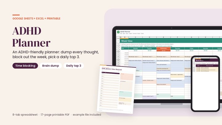 ADHD Planner cover