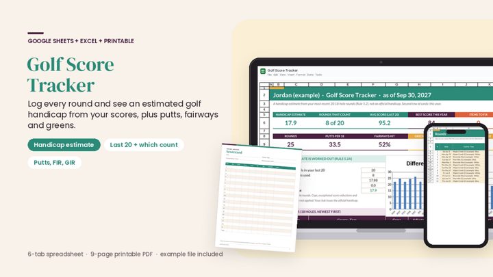 Golf Score Tracker cover